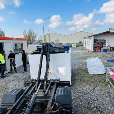 Chantier à Lons 